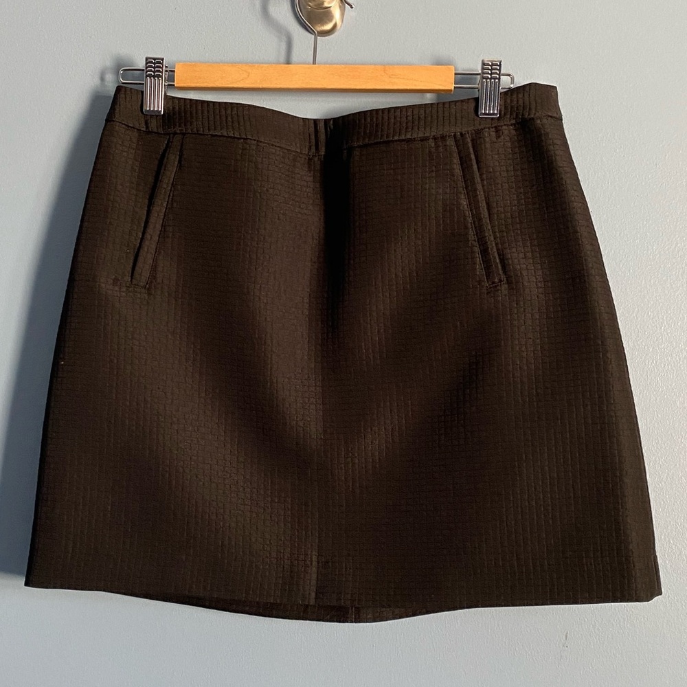 Jacob Textured Black Skirt